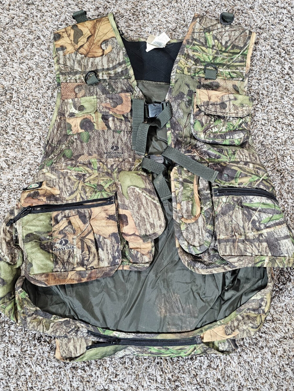 Fieldline Hunting Vest Womens Sz M/L Camo Multicolor Mossy Oak Camo Mesh